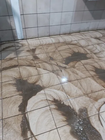 Stain treatment lifting marks out of marble