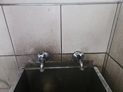 Grease and carbon stripped from a scullery sink