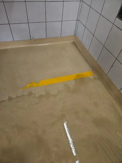 Shower and wet-room floors deep-cleaned